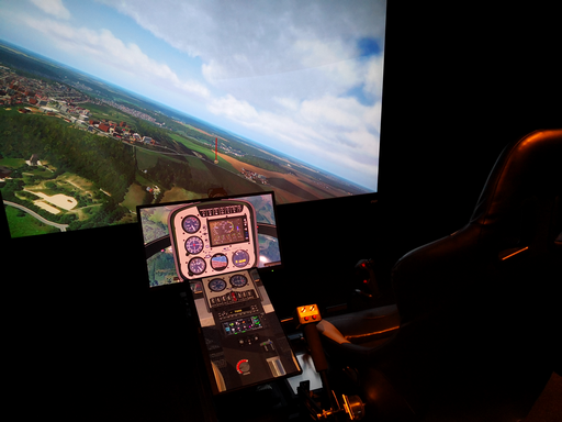 Pilotage simu helico paris