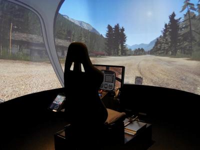 Simulateur helicoptere pilotage toussus 1